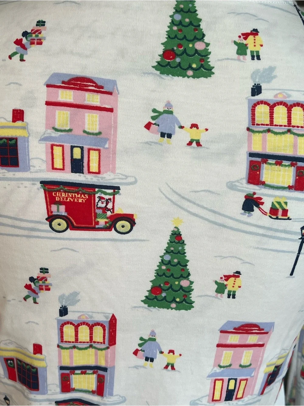 NWT TBBC size XS Coastal Living  Christmas lounge set in Merry Little Main print